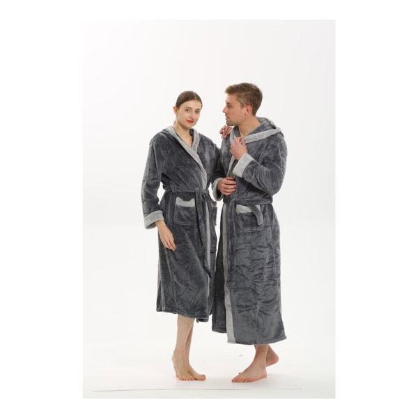 Personalized Passion Personalized Hooded Plush Robes WomenMen Custom